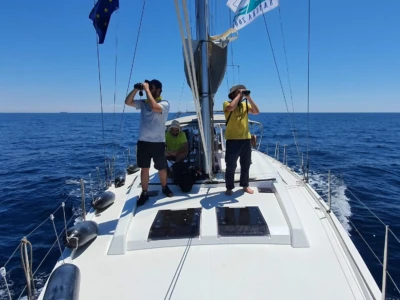 καταγραφή από το ιστιοπλοϊκό της εταίρειας