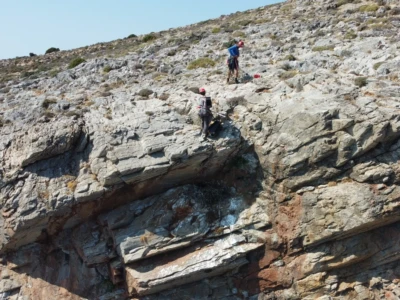 Bonelli's eagle nests on steep cliffs.
